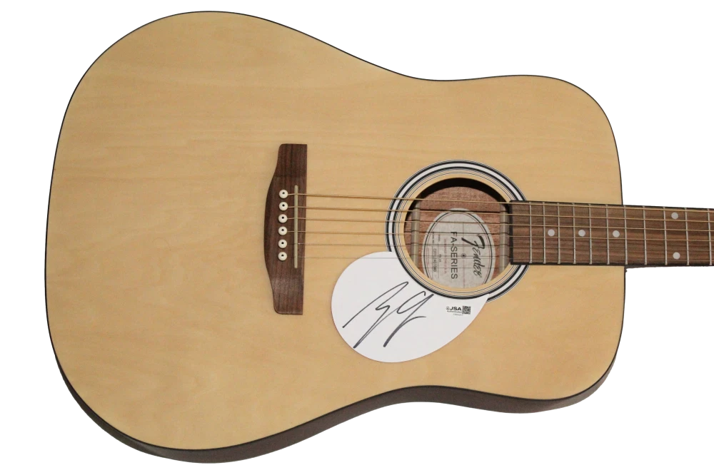Tyler Joseph Twenty One Pilots Signed Autograph Fender Acoustic Guitar - JSA COA
