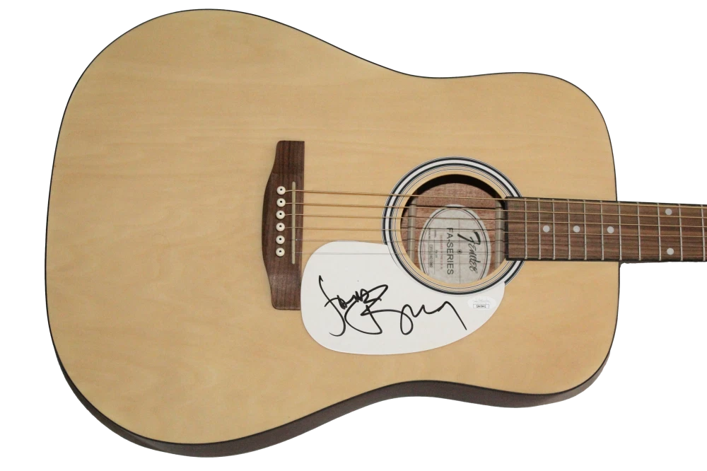 Jack Bruce Cream Signed Autograph Full Size Fender Acoustic Guitar w/ JSA COA