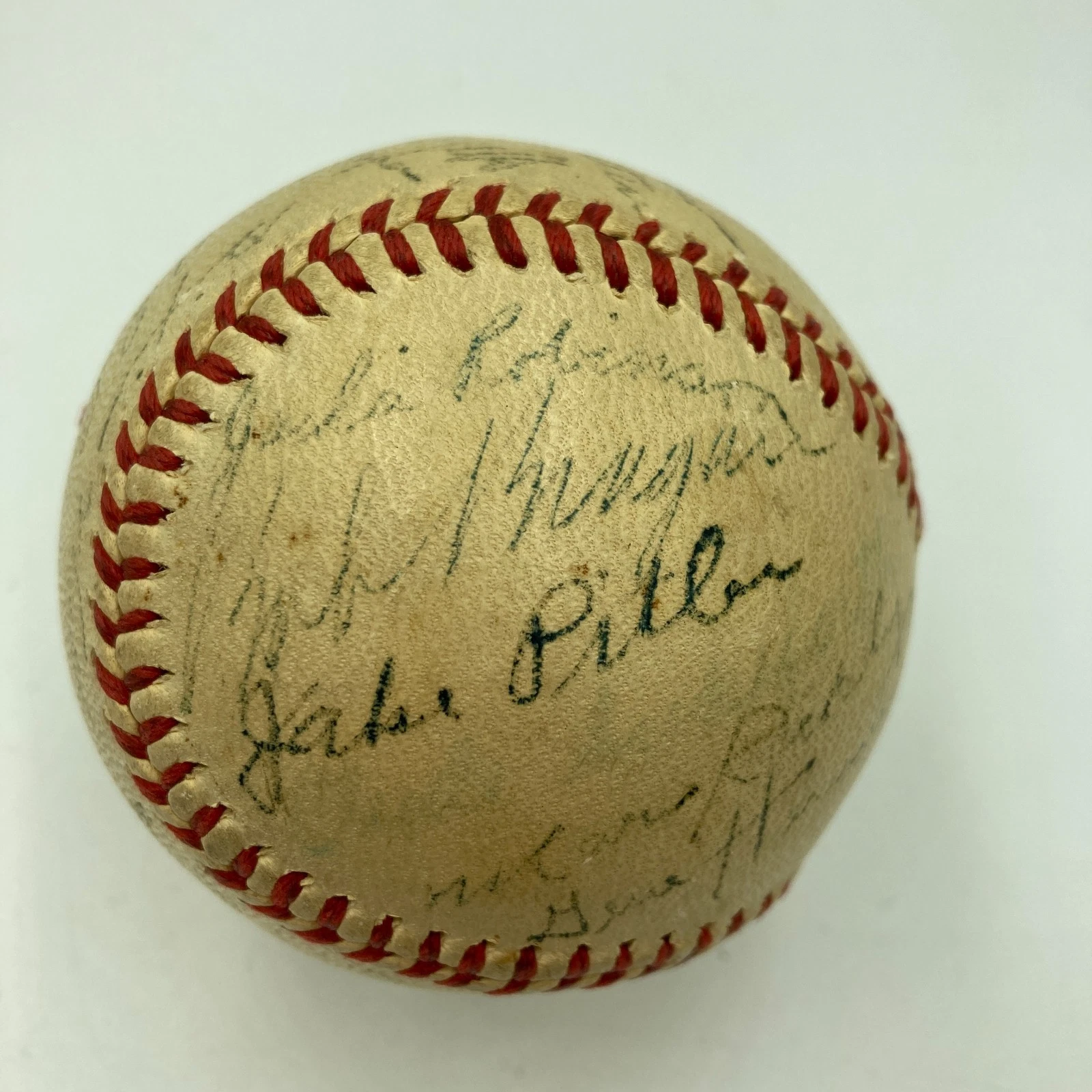 Jackie Robinson Rookie 1947 Brooklyn Dodgers Team Signed Baseball JSA COA