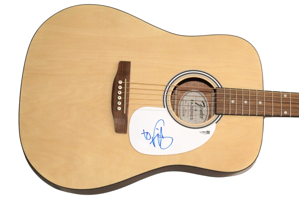Michael Fitzpatrick Signed Autograph Fender Guitar Fitz and the Tantrums w/ JSA