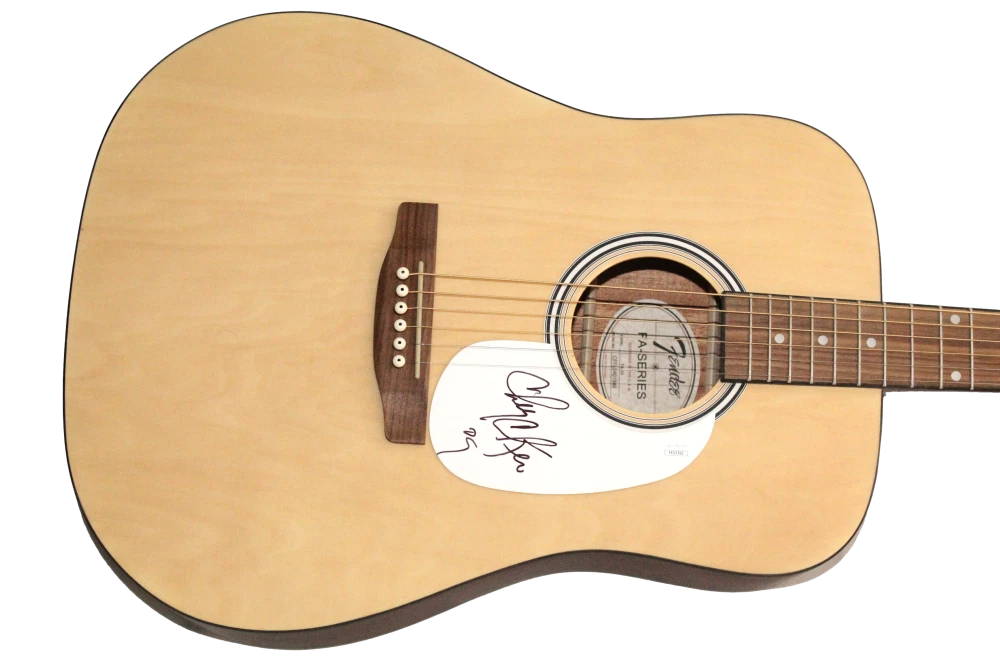 Chubby Checker Signed Autograph Fender Acoustic Guitar - The Twist w/ JSA CO