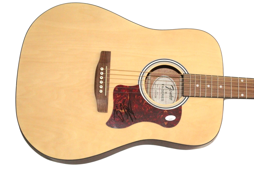 BossMan Dlow Signed Autograph Fender Acoustic Guitar - Get in with Me w/ JSA COA