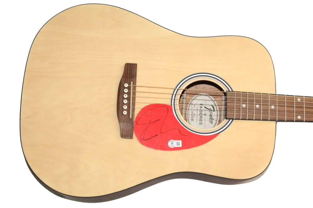 Ed Sheeran Signed Autograph Fender Acoustic Guitar - Equals Singer Beckett COA