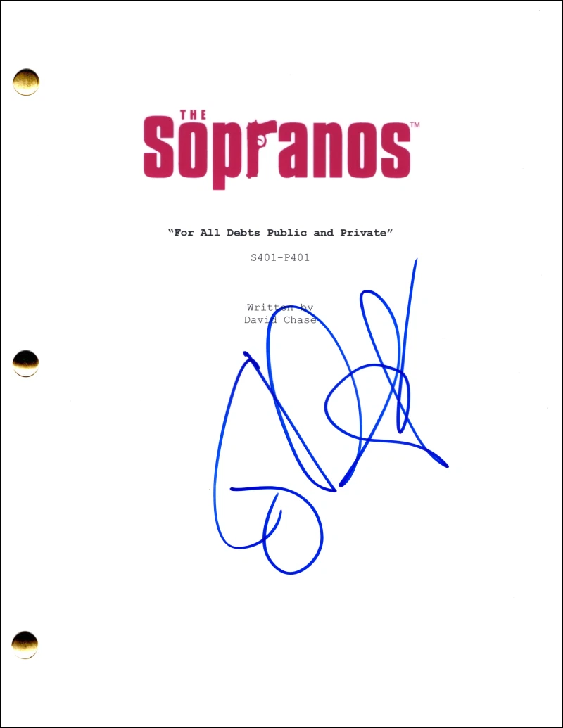 Joe Pantoliano Signed Autograph The Sopranos Full Episode Script Ralph Cifaretto