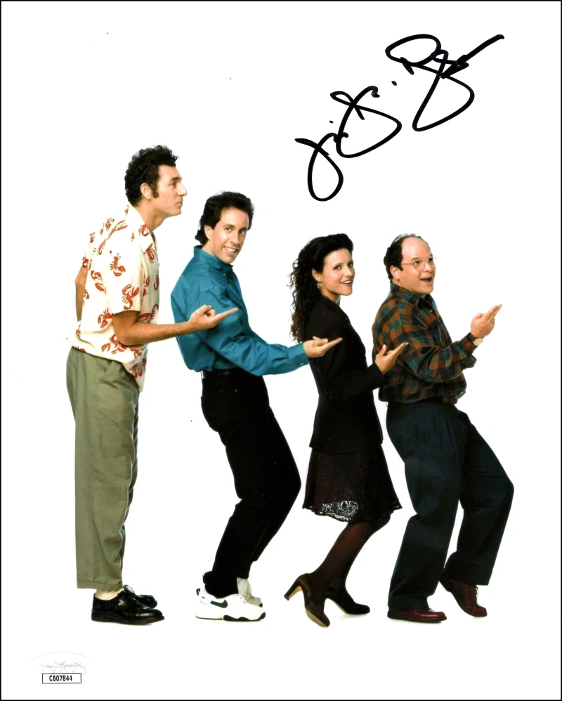 Julia Louis-Dreyfus Signed Autograph 8x10 Photo - Seinfeld Elaine Benes JSA COA