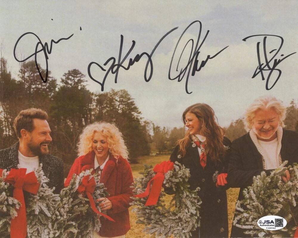 Little Big Town Full Band x4 Signed Autograph 8x10 Photo Photograph w/ JSA COA