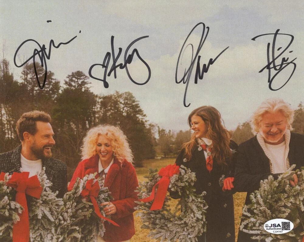 Little Big Town Full Band Signed Autograph 8x10 Photo - Country Music w/ JSA COA