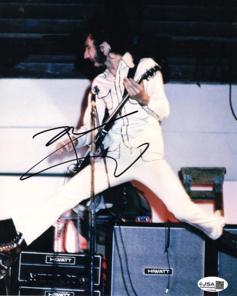 Pete Townshend The Who Signed Autograph 8x10 Photo - Quadrophenia Tommy JSA COA