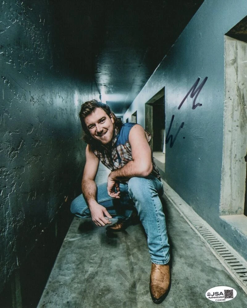 Morgan Wallen Signed Autograph 8x10 Photo - Country Music Superstar w/ JSA COA
