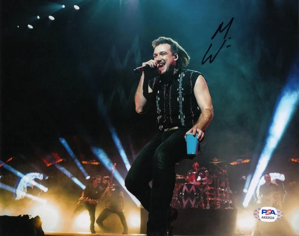Morgan Wallen Signed Autograph 8x10 Photo - Dangerous I'm the Problem w/ PSA COA