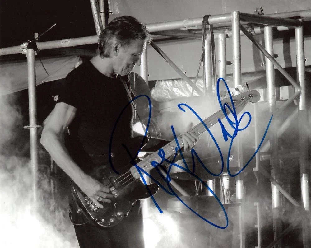 Roger Waters Pink Floyd Signed Autograph 8x10 Photo - The Wall Dark Side JSA COA