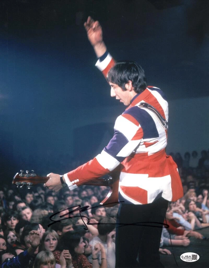 Pete Townshend Signed Autograph 11x14 Photo - Quadrophenia Tommy w/ JSA COA