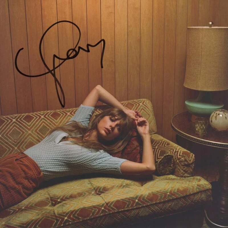 Taylor Swift Signed Autograph 11x11 Tortured Poets Album LP Insert w/ JSA COA
