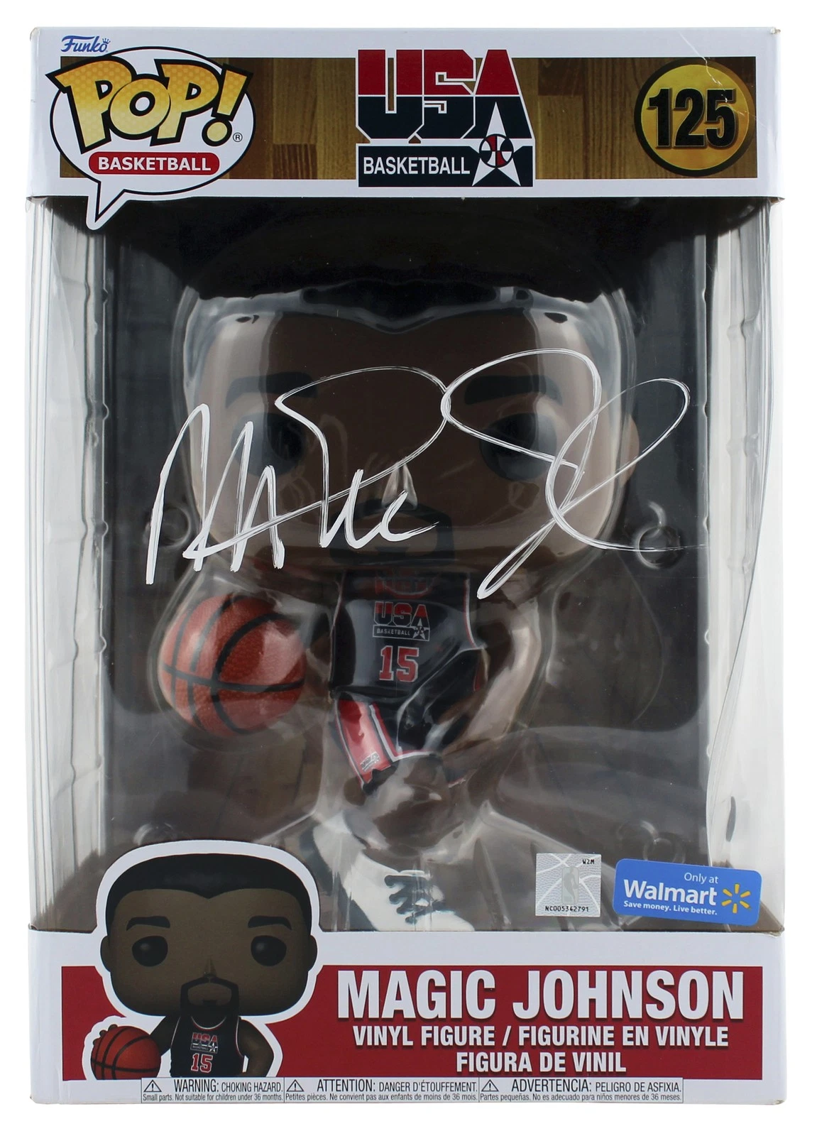 Magic Johnson Signed 10