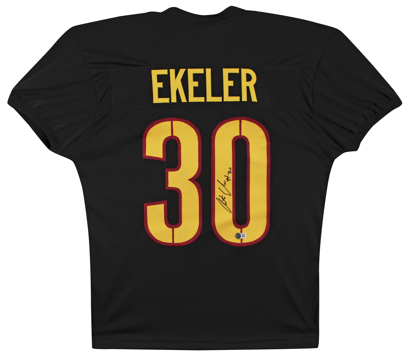 Austin Ekeler Authentic Signed Black Procut Style Jersey BAS Witnessed