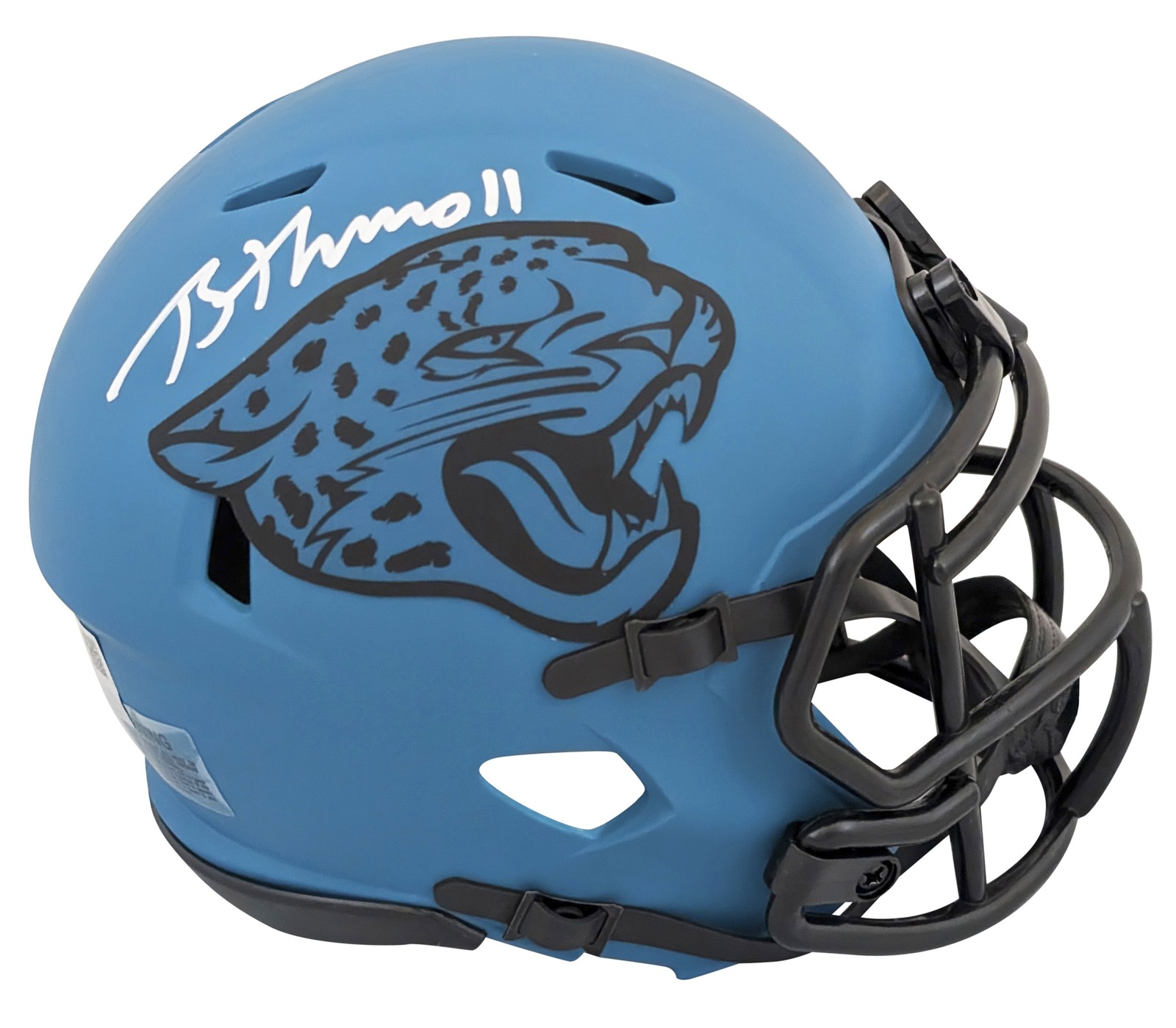 Jaguars Brian Thomas Jr. Authentic Signed Rave Speed Mini Helmet Fanatics