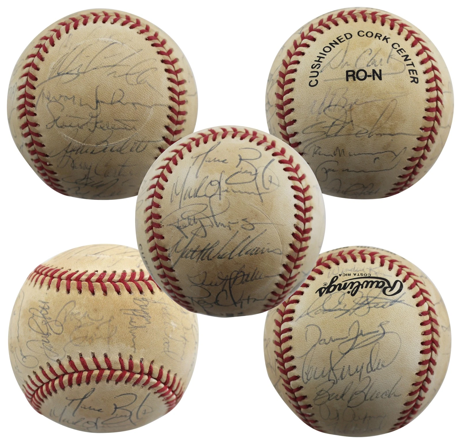 1992 Giants (29) Clark, Snyder, Beck, Black +25 Signed Onl Baseball BAS #AA03186