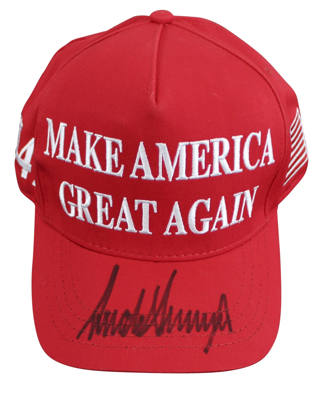 Donald J. Trump Authentic Signed Make America Great Again Hat PSA/DNA #AQ05440