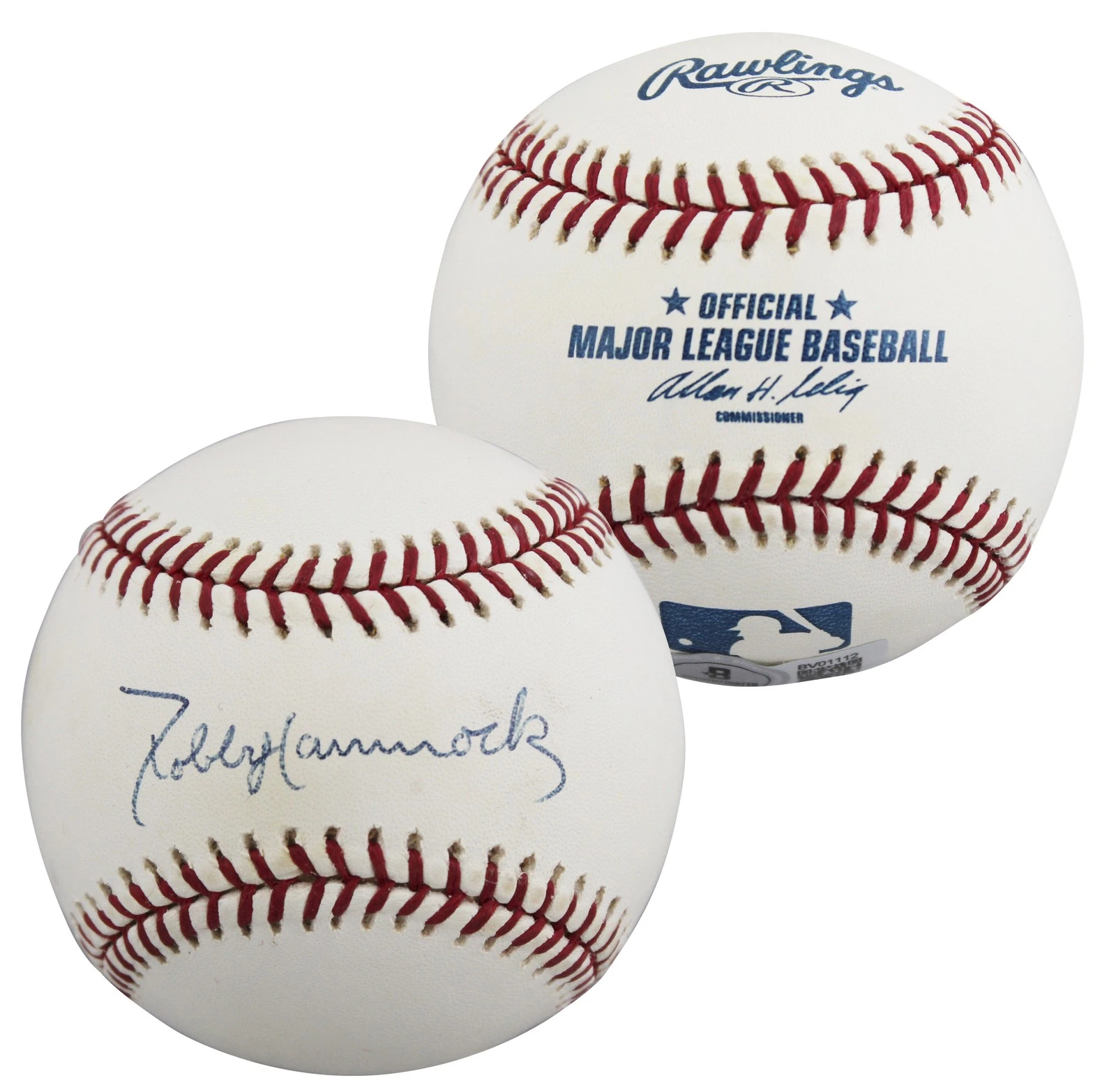 D-Backs Robby Hammock Authentic Signed OML Baseball Autographed BAS #BV01112