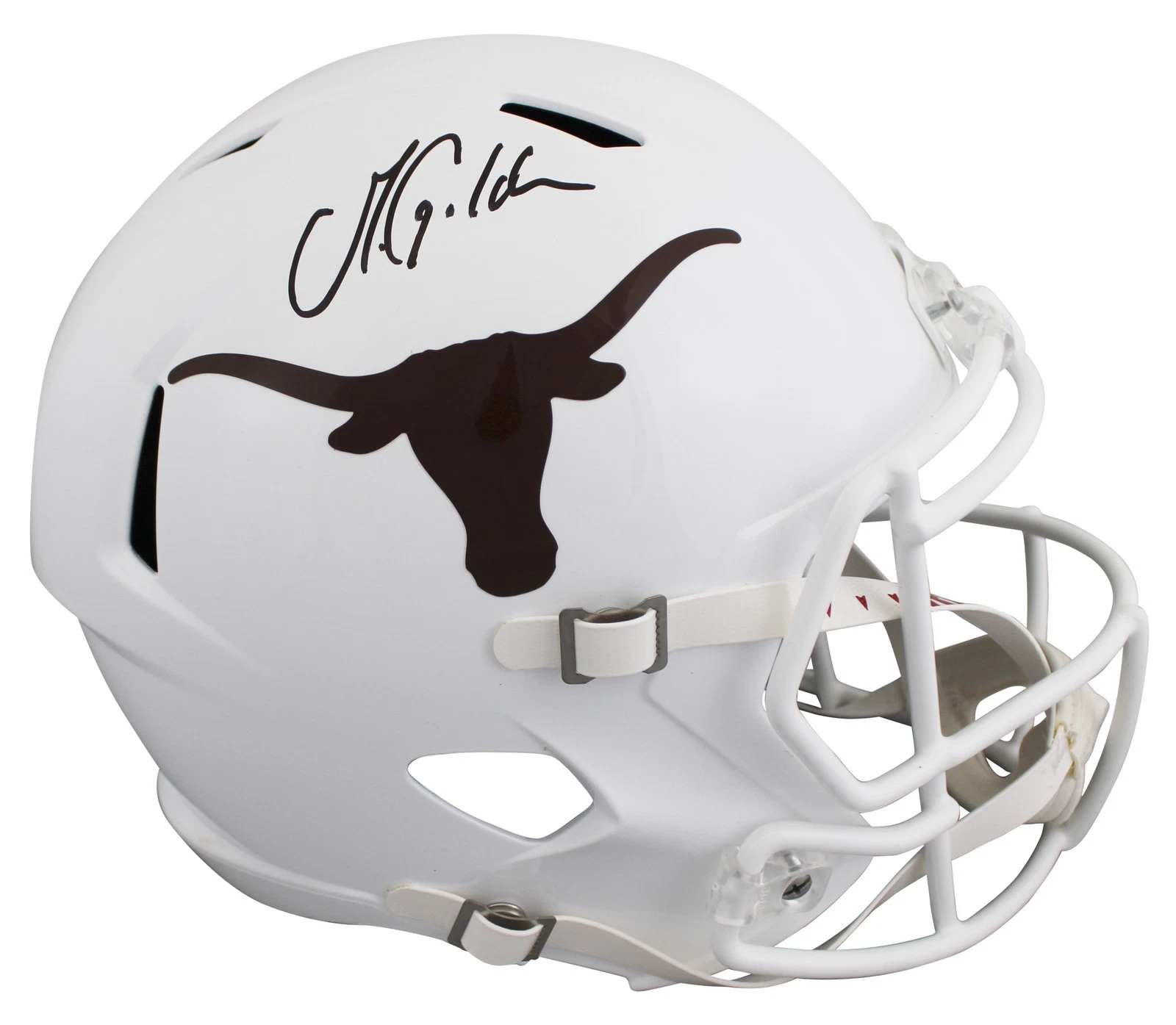 Texas Matthew Golden Authentic Signed Full Size Speed Rep Helmet BAS Witnessed