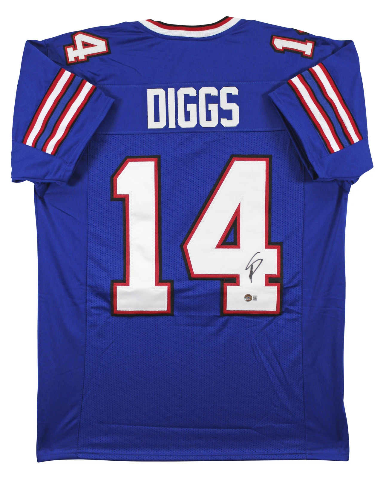 Stefon Diggs Authentic Signed Blue Pro Style Jersey Autographed BAS