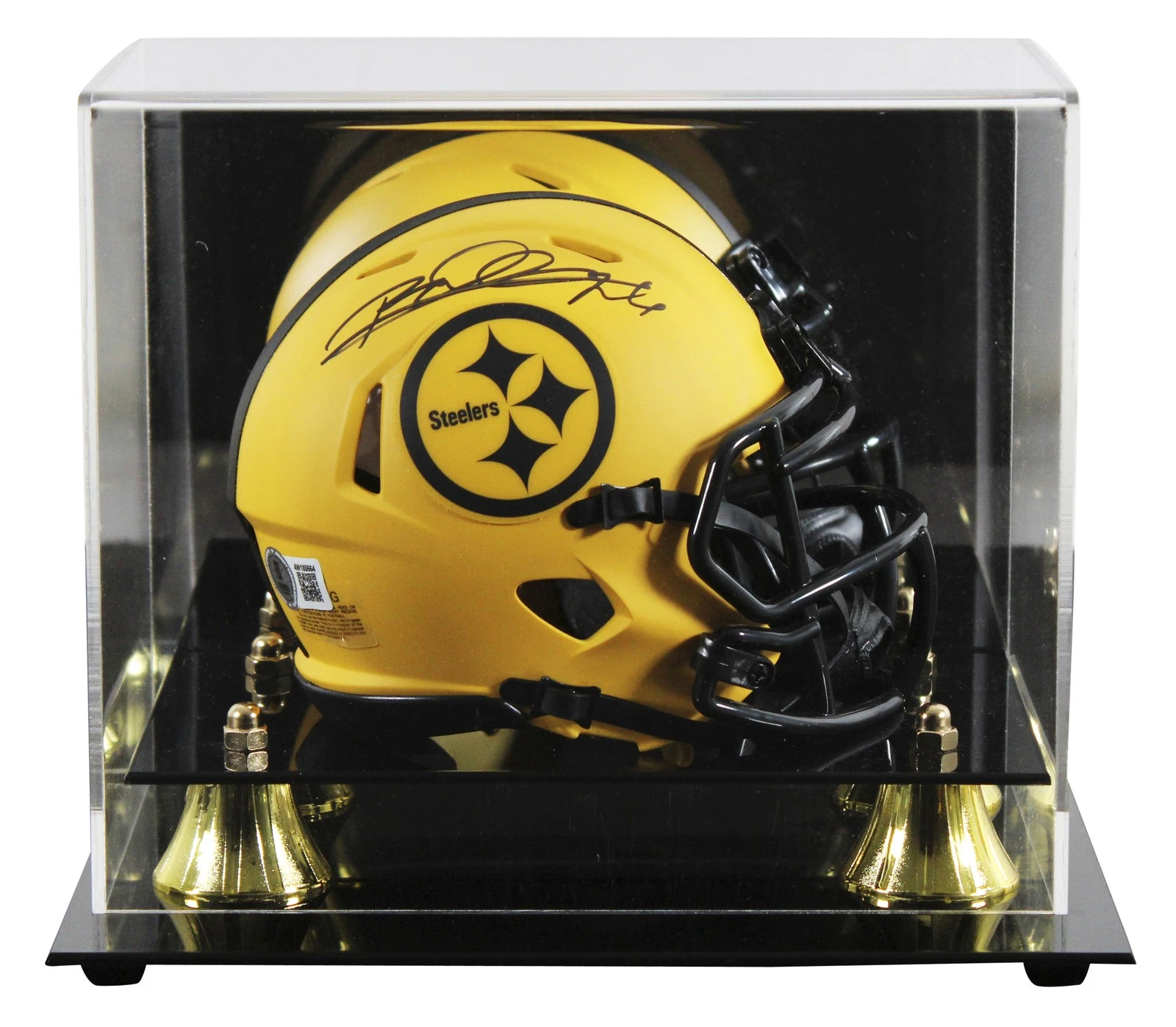 Steelers Rod Woodson Signed Rave Speed Mini Helmet W/ Case BAS Witnessed