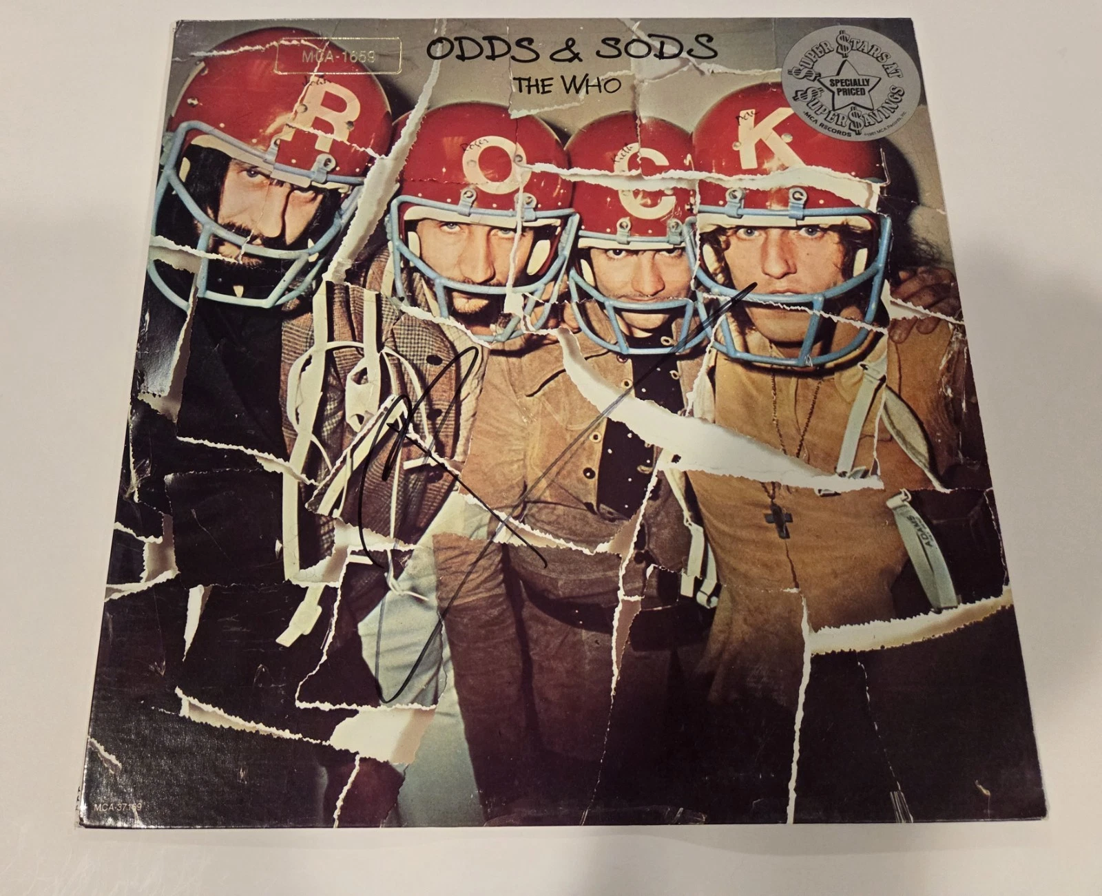 THE WHO PETE TOWNSHEND signed autographed 