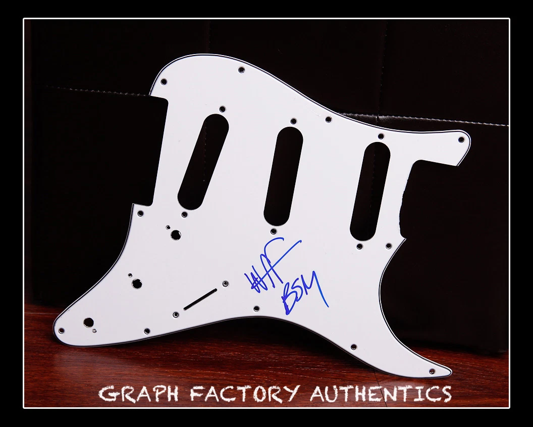 **GFA American Rapper *WAKA FLOCKA FLAME* Signed Electric Pickguard MH2 COA**