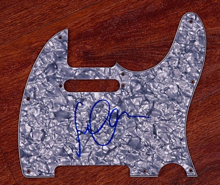GFA Son of John Lennon * SEAN LENNON * Signed Electric Pickguard S1 COA
