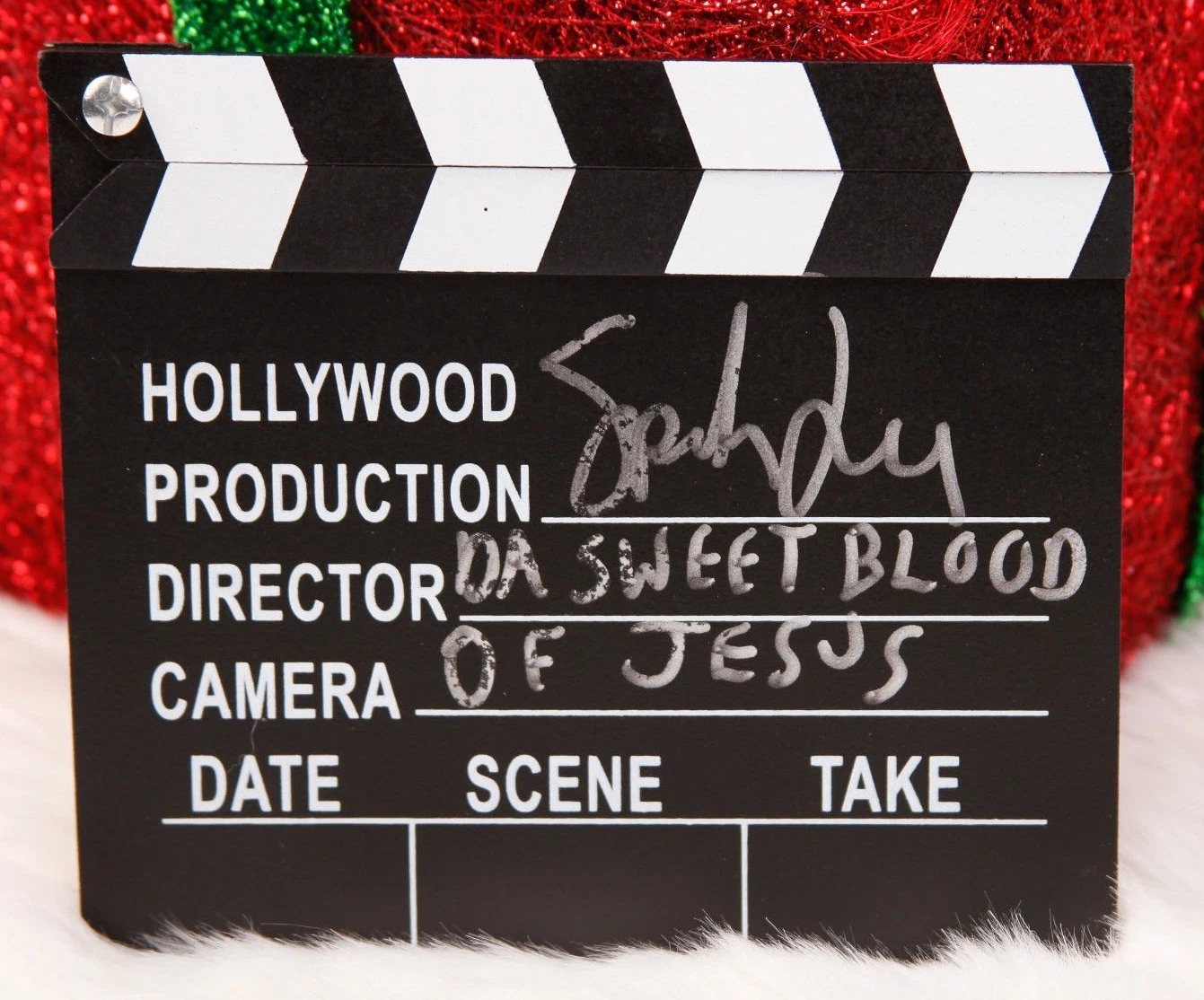 GFA Da Sweet Blood of Jesus *SPIKE LEE* Director Signed Clapboard S2 COA