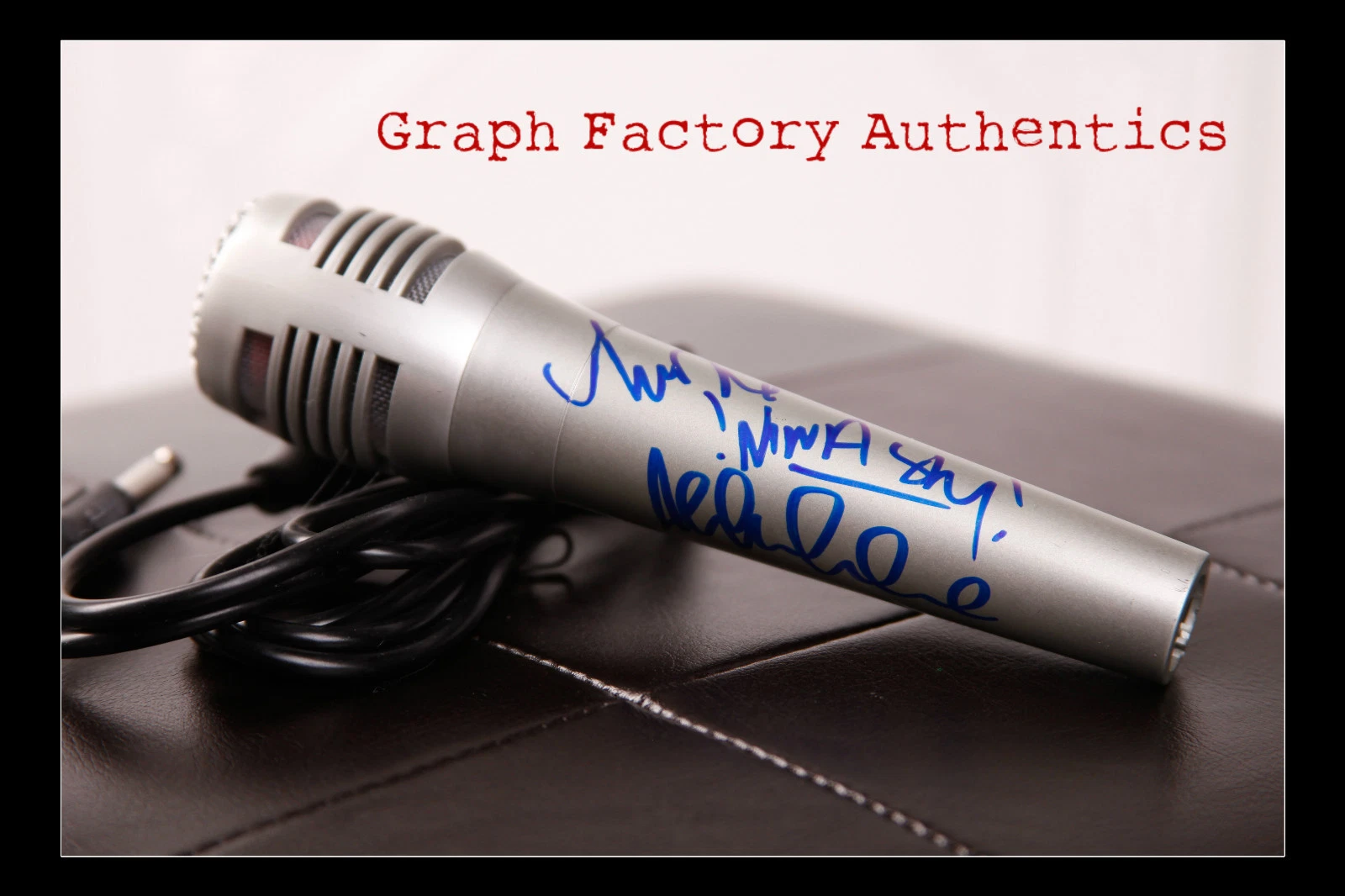 GFA Sexy R&B Duo * NINA SKY * Signed New Microphone AD1 COA