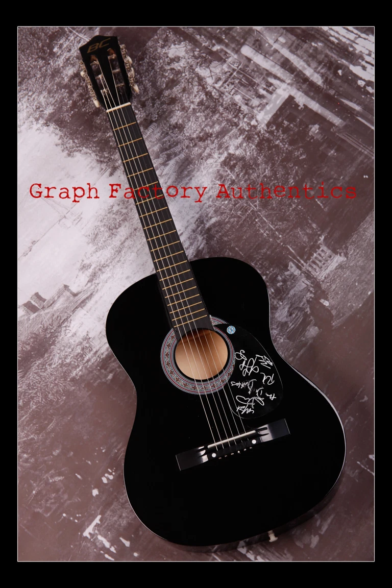 GFA Something Better * THE DIRT DRIFTERS * Signed Acoustic Guitar MH2 COA