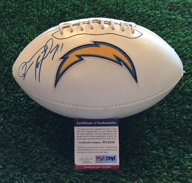 RYAN MATTHEWS Signed CHARGERS White Panel Football PSA/DNA #W21233