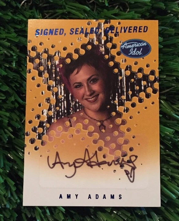 2004 FLEER AMERICAN IDOL AMY ADAMS SIGNED SEALED AUTOGRAPH AUTO COLLECTIBLE MEMORABILIA