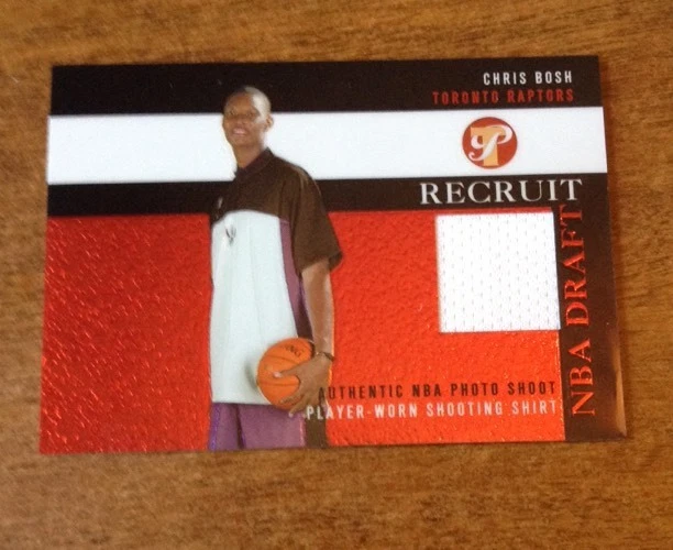 *Rare* 2003-04 Topps Pristine Recruit Relics #CB Chris Bosh RC