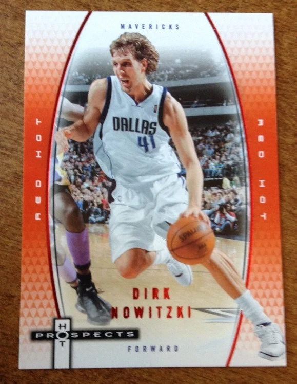 2006-07 (MAVS) Fleer Hot Prospects #12 Dirk Nowitzki RED HOT 11/50 Sp