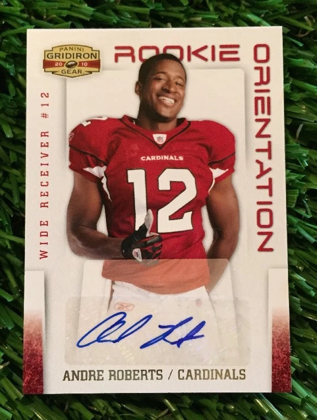 2010 Panini Gridiron Gear Andre Roberts Rookie Orientation Auto #ED 10/10