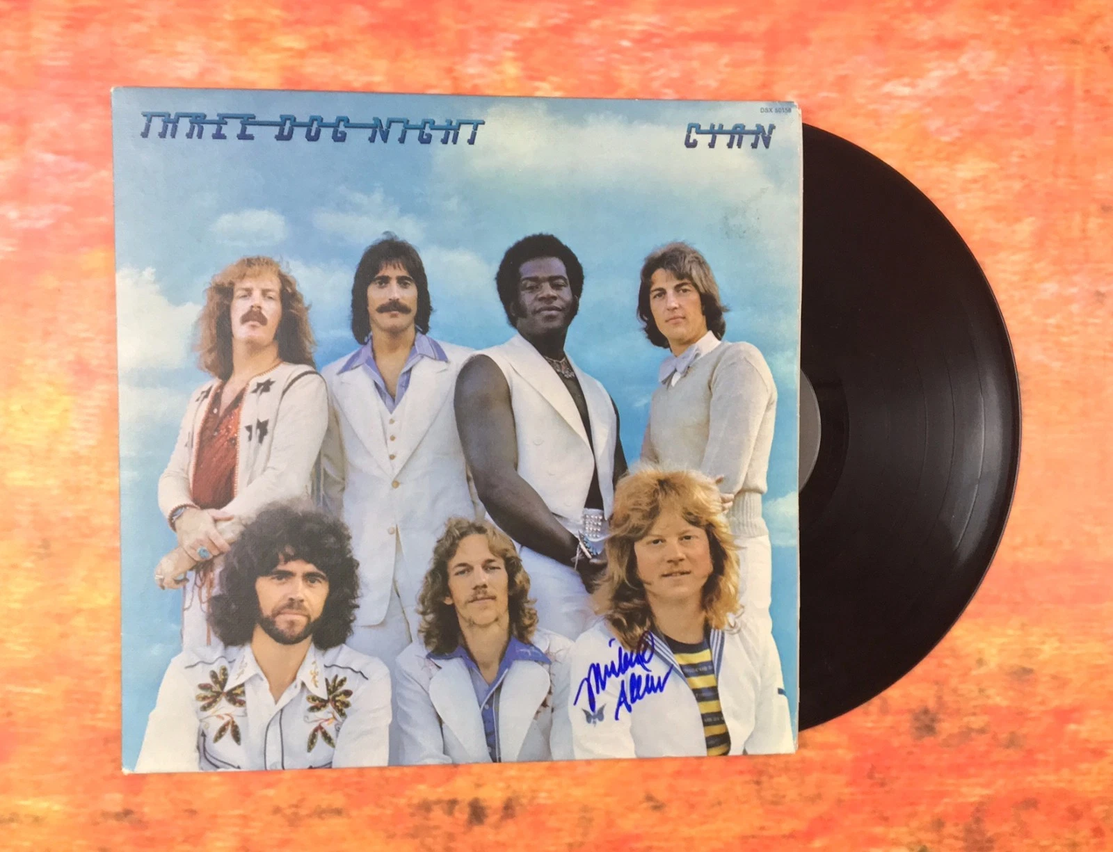 GFA Michael Allsup * THREE DOG NIGHT * Signed Record Album AD1 COA
