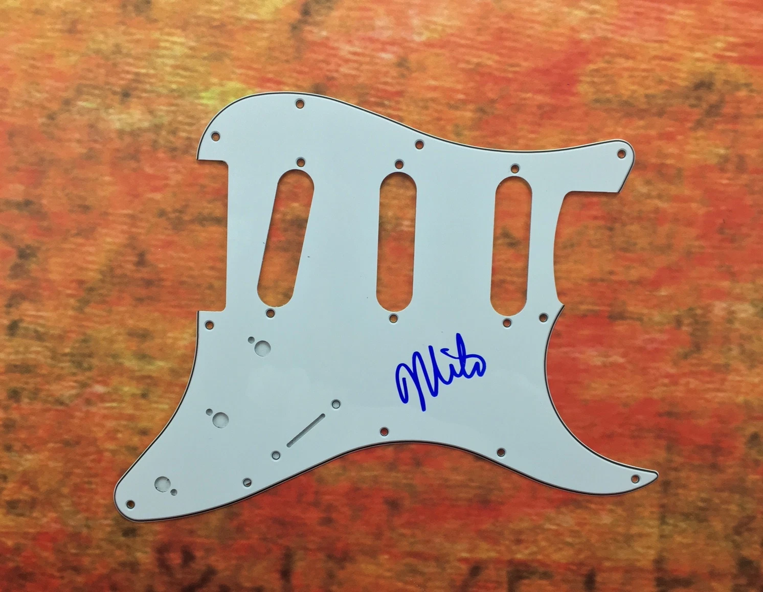 GFA The Descendents * MILO AUKERMAN * Signed Electric Pickguard PROOF COA
