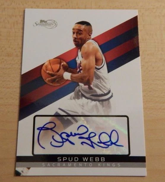 2009 TOPPS SIGNATURES SPUD WEBB AUTO #ED /1899 KINGS