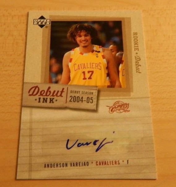 2005-06 UD ROOKIE DEBUT ANDERSON VAREJAO DEBUT INK WARRIORS