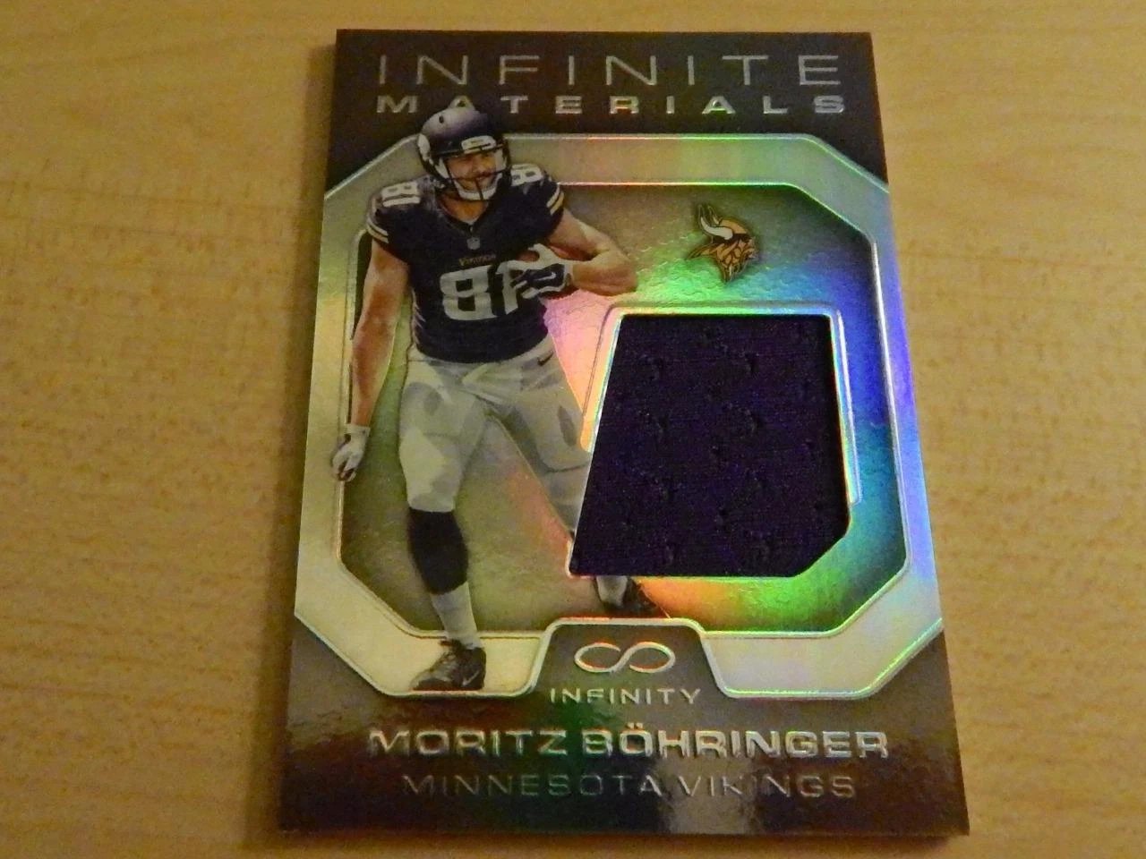 2016 PANINI INFINITY MORITZ BOHRINGER INFINITE MATERIALS JERSEY #ED /88 VIKINGS