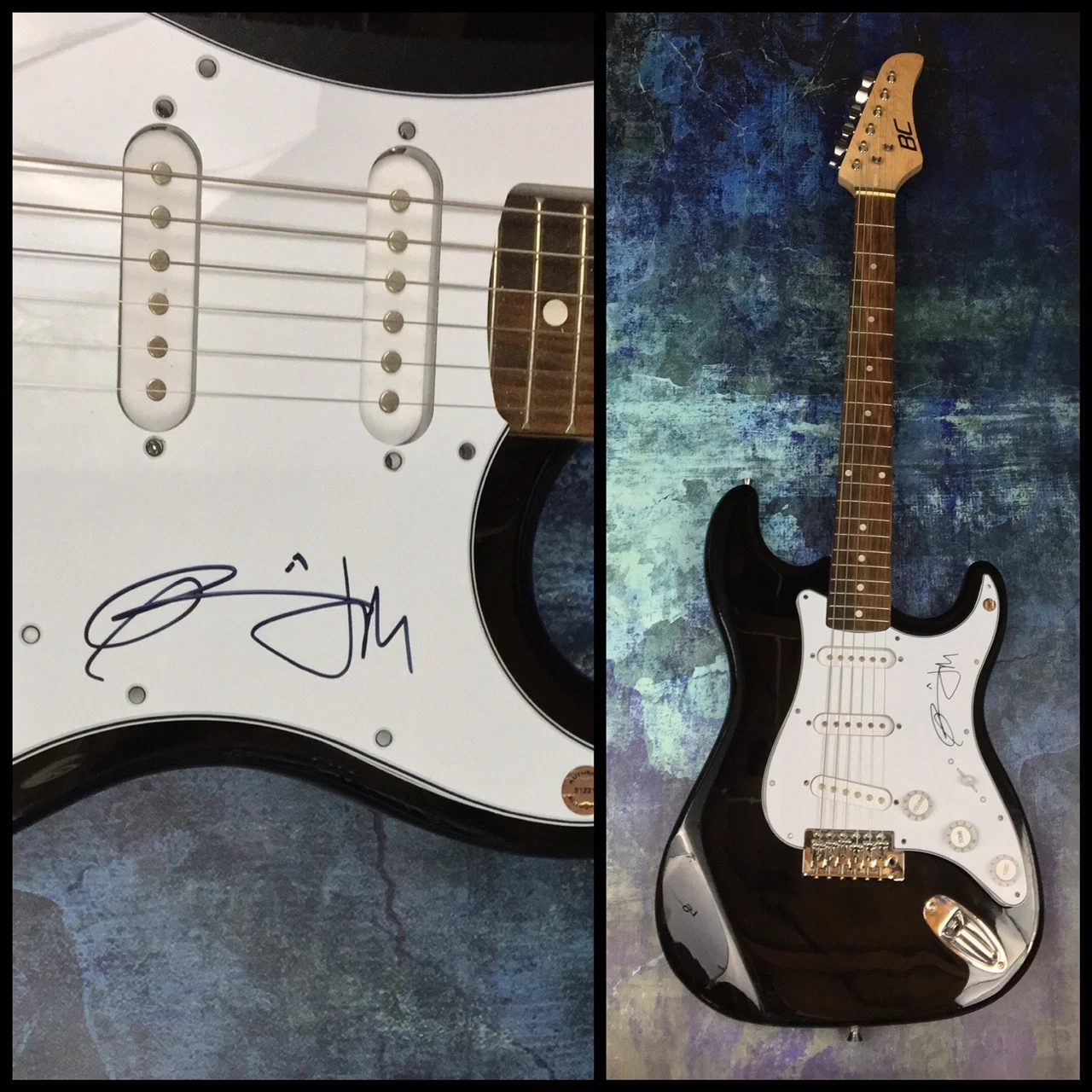 GFA Good Charlotte Band * JOEL & BENJI MADDEN * Signed Electric Guitar AD1 COA