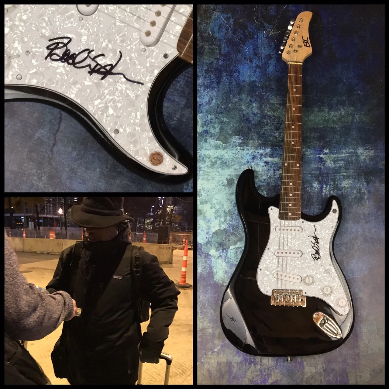 GFA The M.G.'s Frontman * BOOKER T. JONES * Signed Electric Guitar PROOF AD1 COA