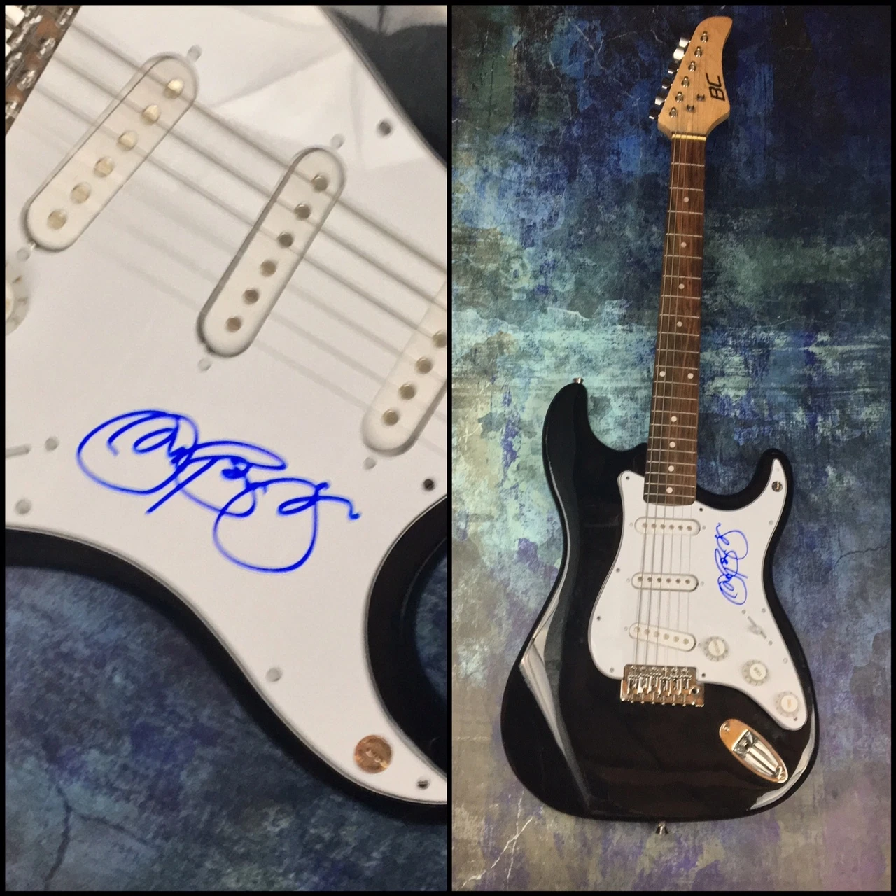 GFA Livin on a Prayer Rock Star * JON BON JOVI * Signed Electric Guitar AD2 COA