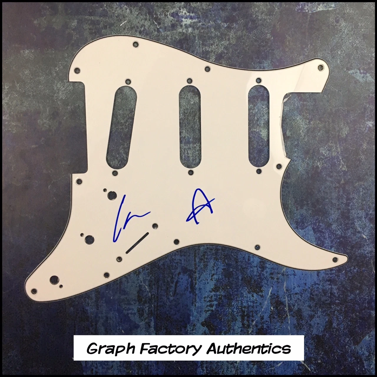 GFA Casey Moreta & Nia Lovelis * HEY VIOLET * Signed Electric Pickguard AD1 COA