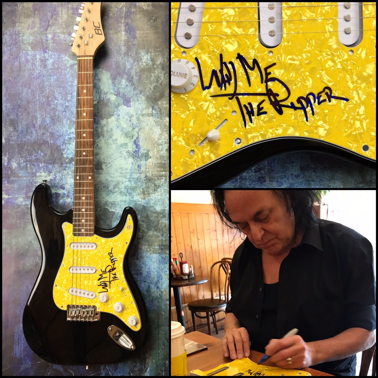 GFA Crime Band Guitarist * RON THE RIPPER GRECO * Signed Electric Guitar COA