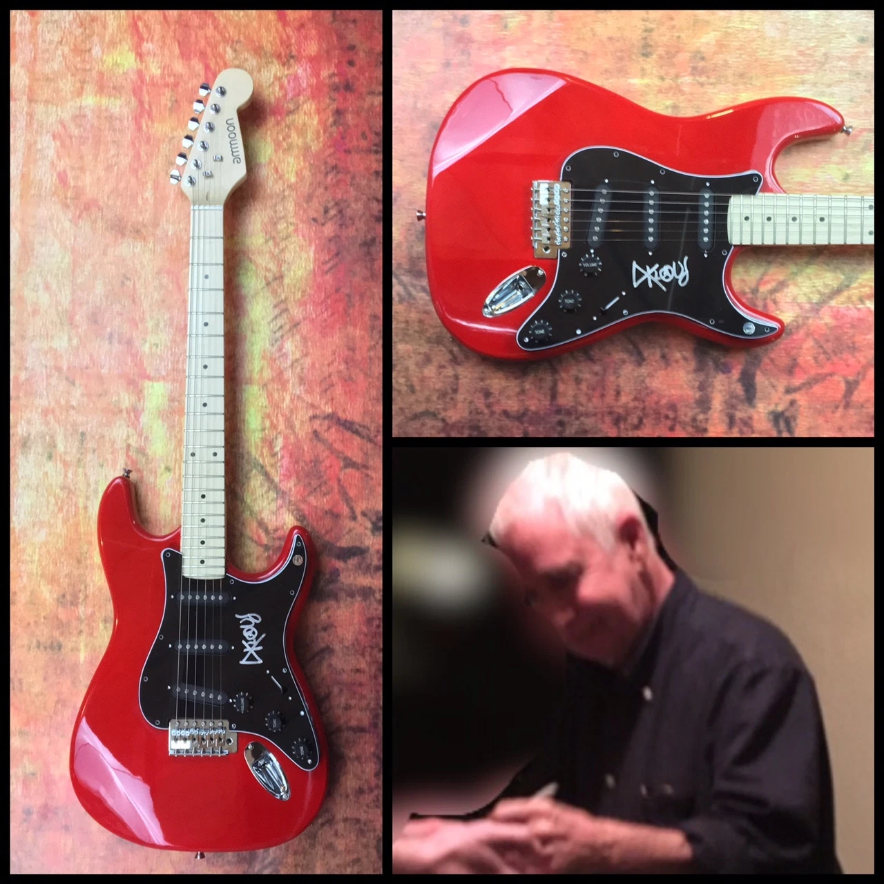 GFA Dead Kennedys Guitarist * KLAUS FLOURIDE * Signed Electric Guitar PROOF COA