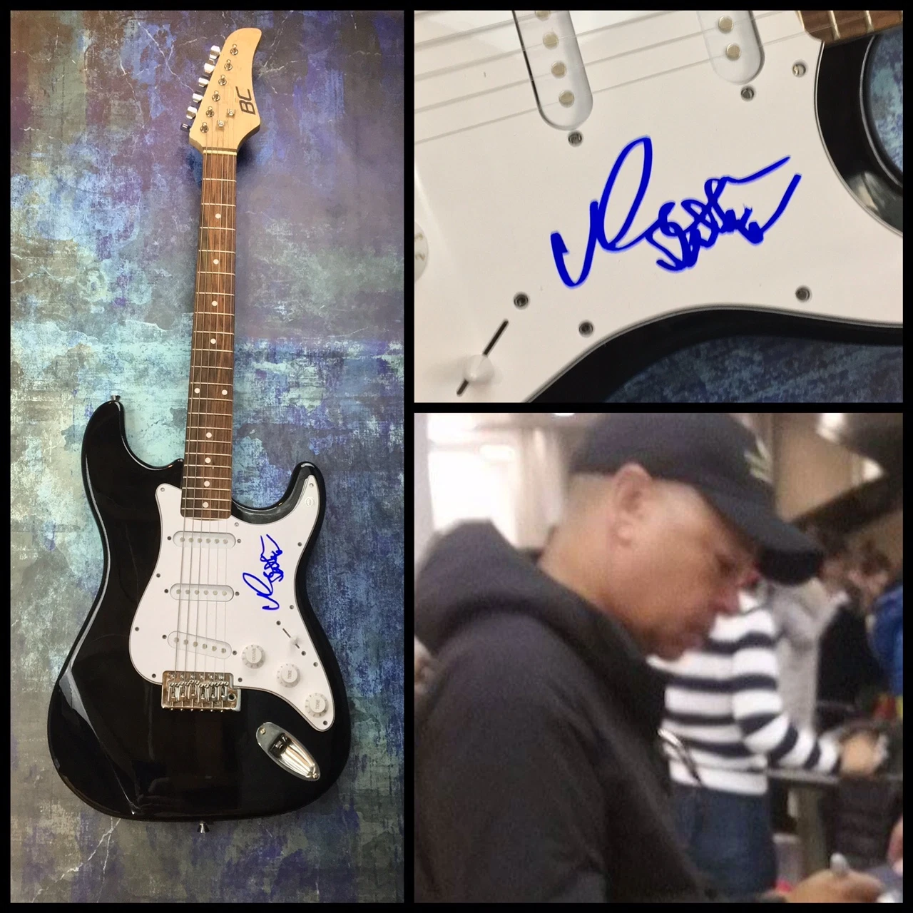 GFA Verdine & Ralph Band * EARTH, WIND, & FIRE * Signed Electric Guitar AD1 COA