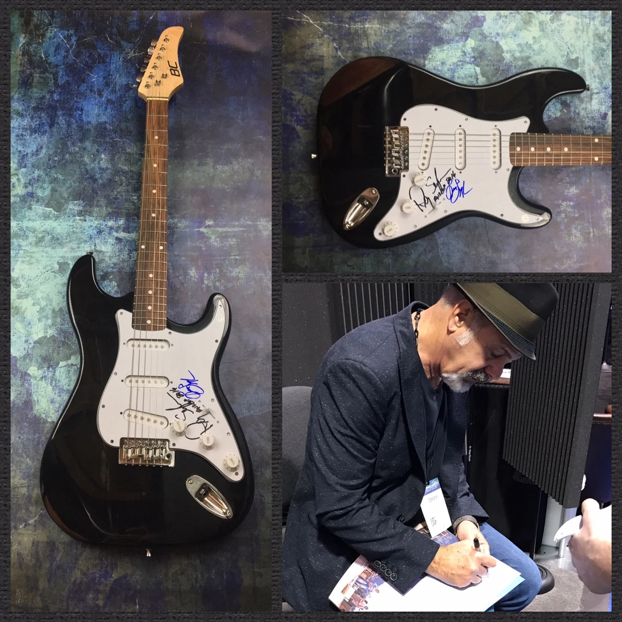 GFA Danny Seraphine & Loughnane * CHICAGO * Band Signed Electric Guitar AD1 COA